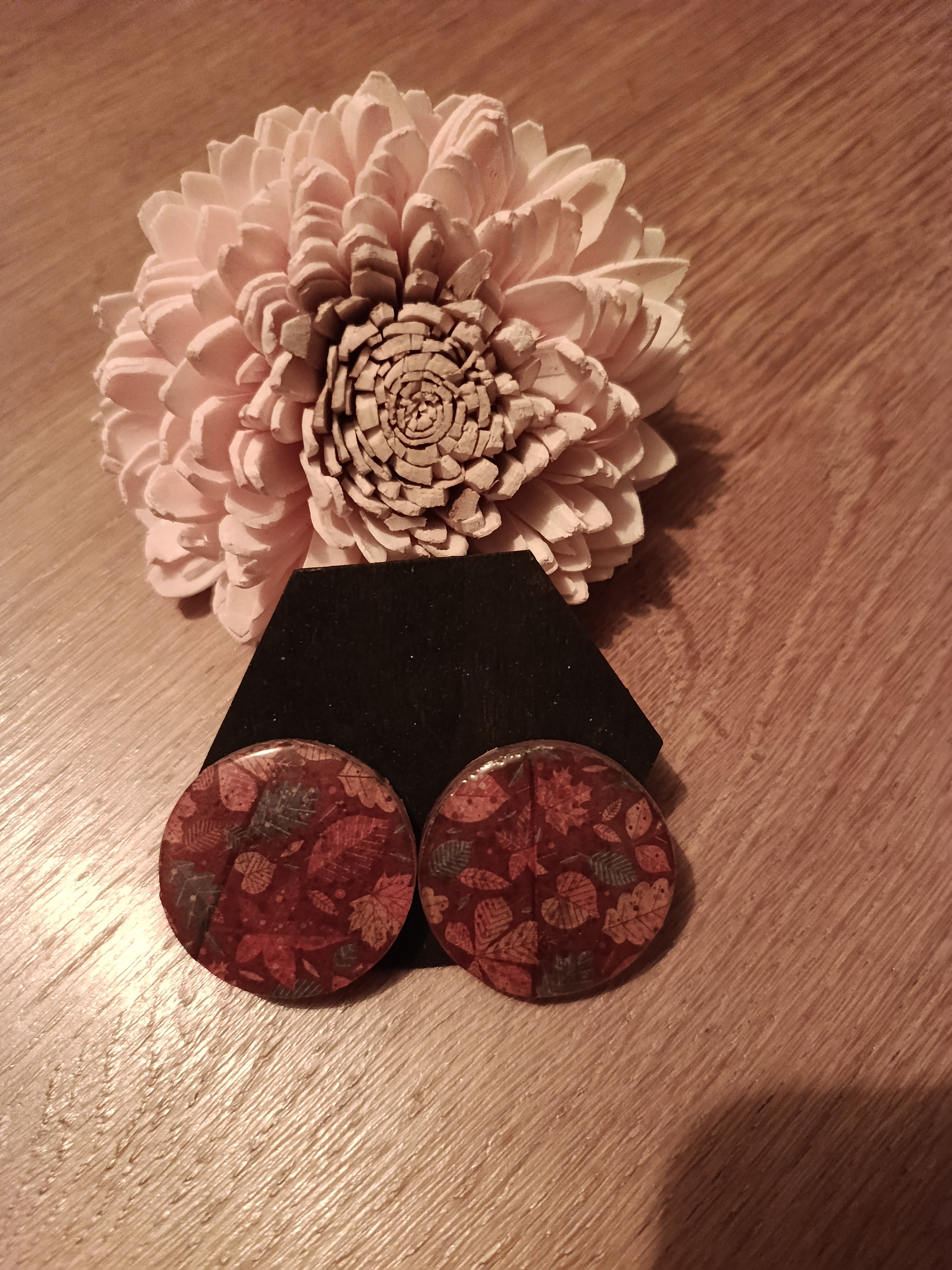 Boucles d'oreilles artisanales – Jardin Bordeaux