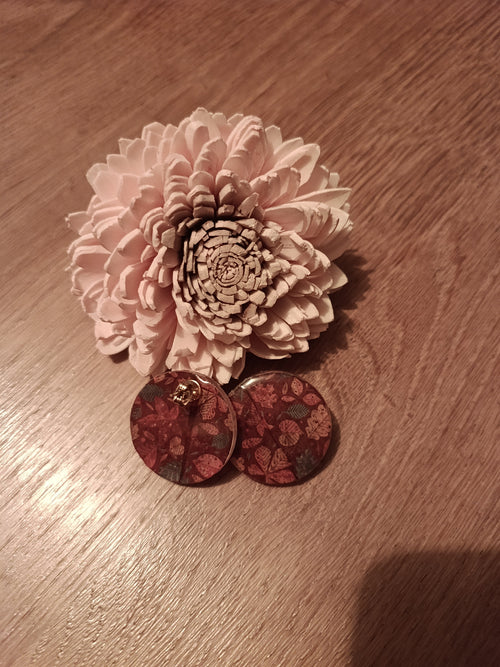 Boucles d'oreilles artisanales – Jardin Bordeaux